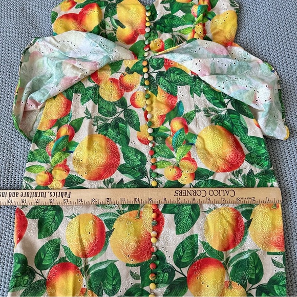 FARM RIO Sands Linen Midi Dress Size Small - Picture 12 of 16